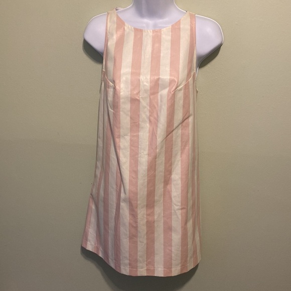 Zannza Couture | Pink & White Candy Stripe Dress/Tunic | NWT | M - Picture 11 of 11